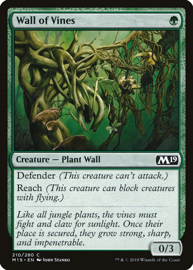 Wall of Vines [Core Set 2019] | All Aboard Games