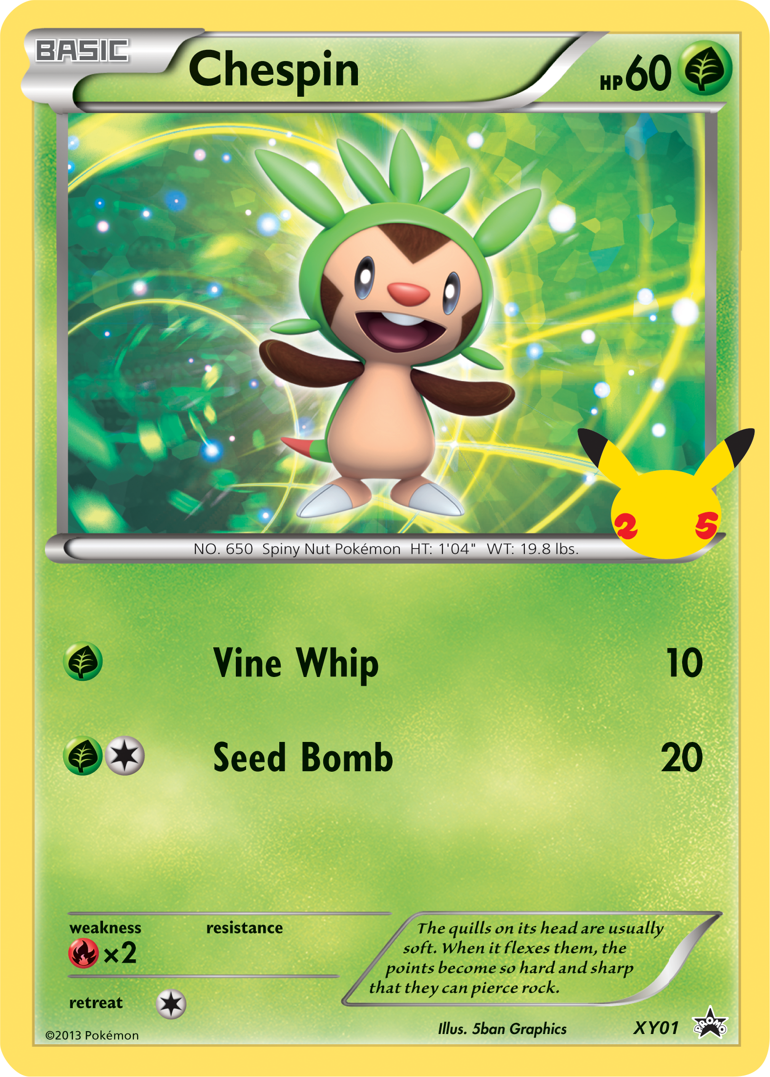 Chespin (XY01) [First Partner Pack] | All Aboard Games