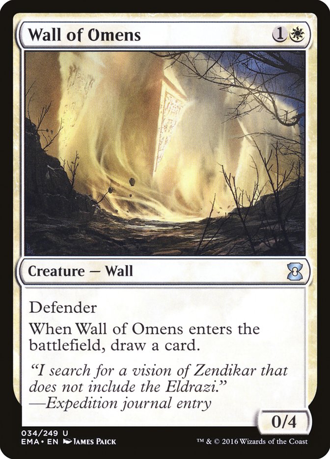 Wall of Omens [Eternal Masters] | All Aboard Games