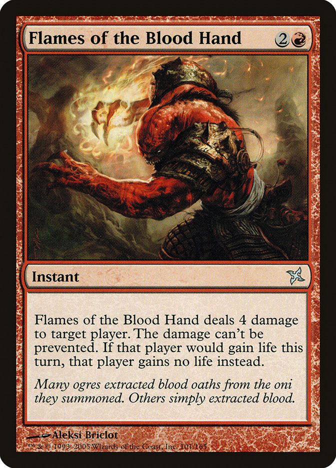 Flames of the Blood Hand [Betrayers of Kamigawa] | All Aboard Games