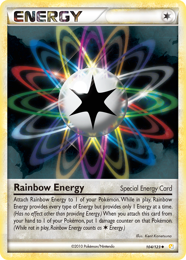 Rainbow Energy (104/123) [HeartGold & SoulSilver: Base Set] | All Aboard Games