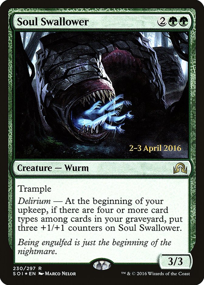 Soul Swallower [Shadows over Innistrad Prerelease Promos] | All Aboard Games