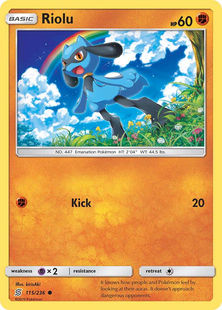 Riolu (115/236) [Sun & Moon: Unified Minds] | All Aboard Games