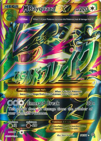 M Rayquaza EX (98/98) (Jumbo Card) [XY: Ancient Origins] | All Aboard Games