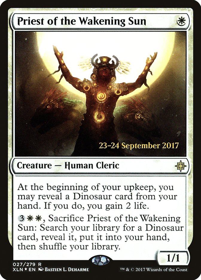 Priest of the Wakening Sun  [Ixalan Prerelease Promos] | All Aboard Games