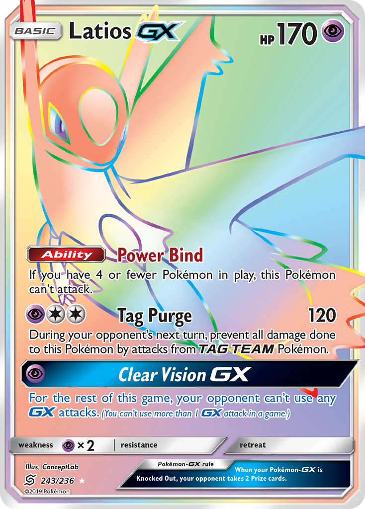 Latios GX (243/236) [Sun & Moon: Unified Minds] | All Aboard Games