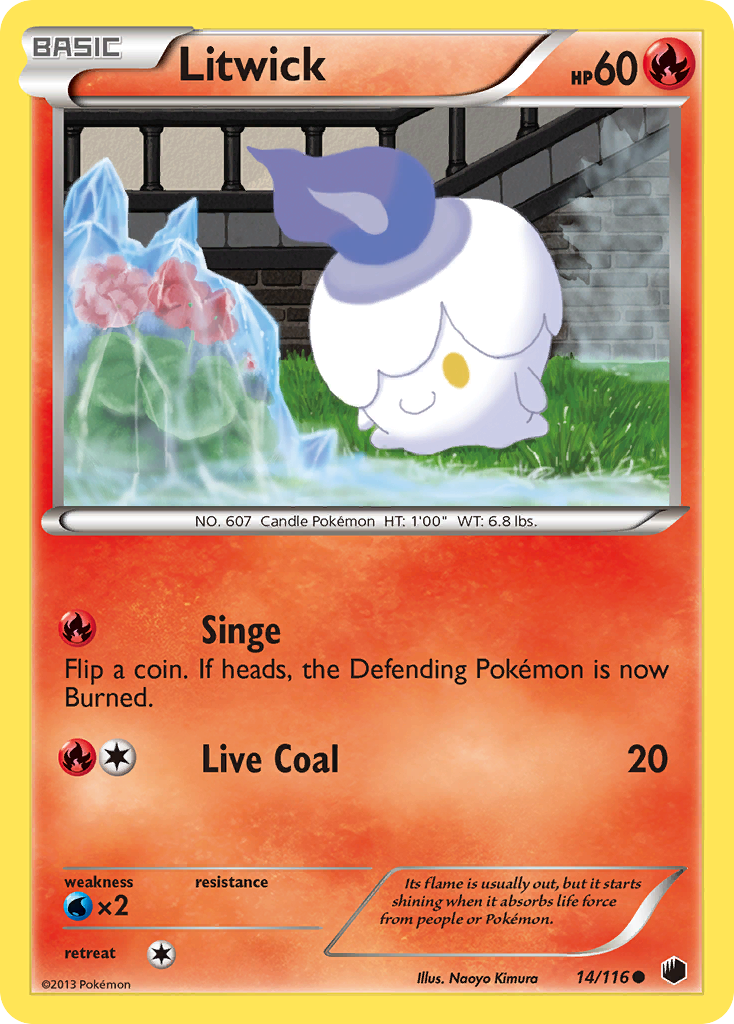 Litwick (14/116) [Black & White: Plasma Freeze] | All Aboard Games