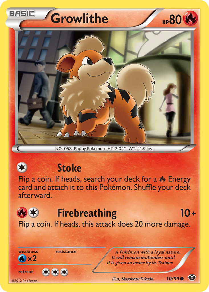 Growlithe (10/99) [Black & White: Next Destinies] | All Aboard Games