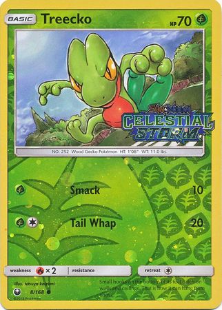 Treecko (8/168) (Toys R Us Exclusive) [Sun & Moon: Celestial Storm] | All Aboard Games