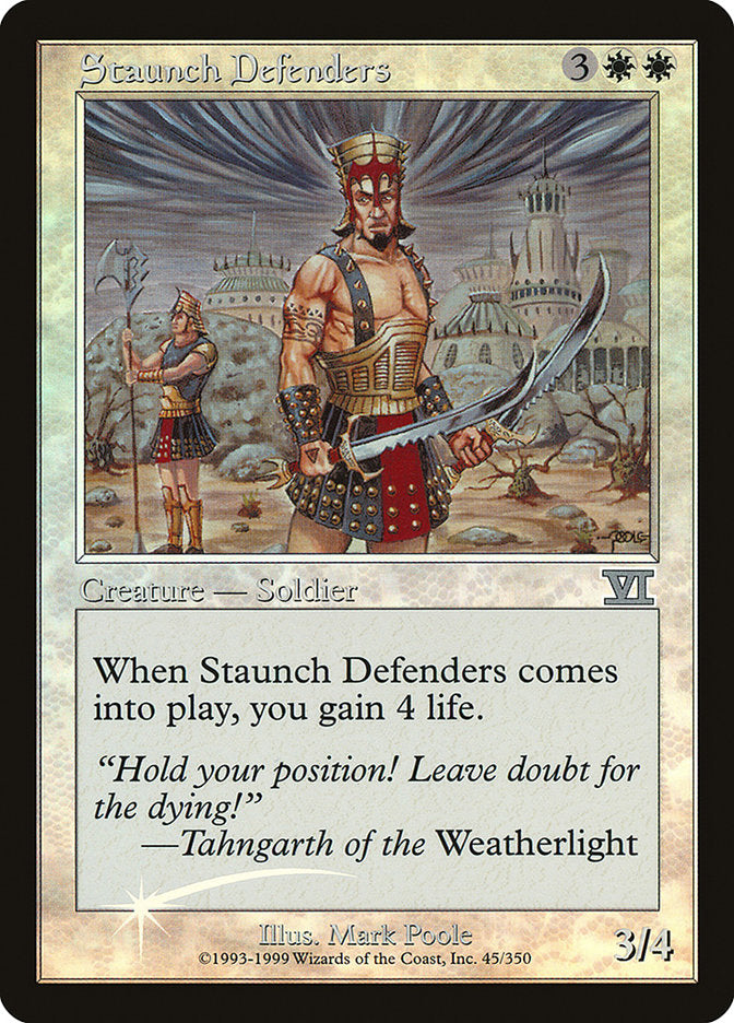 Staunch Defenders [Friday Night Magic 2000] | All Aboard Games