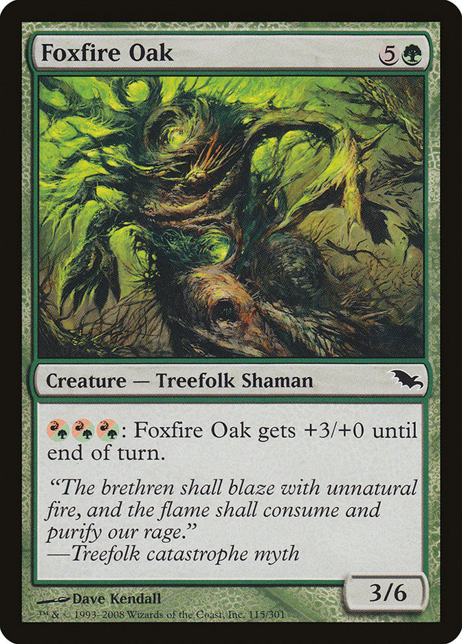 Foxfire Oak [Shadowmoor] | All Aboard Games
