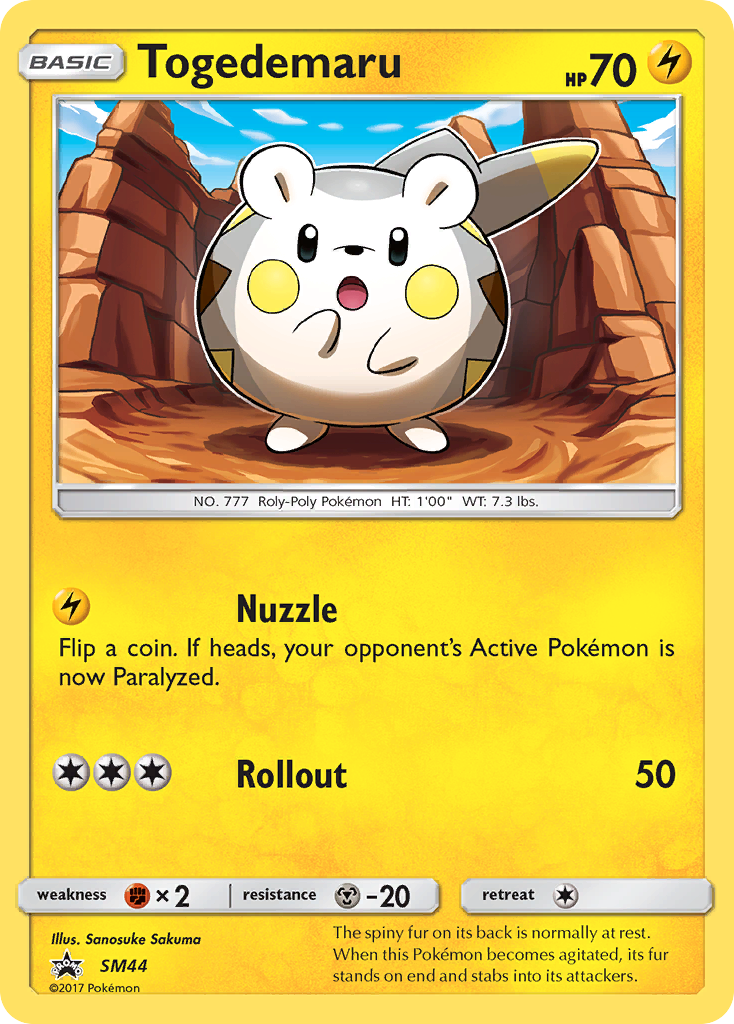 Togedemaru (SM44) [Sun & Moon: Black Star Promos] | All Aboard Games