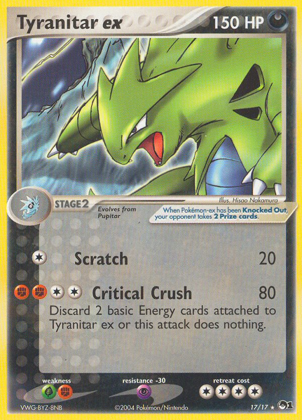 Tyranitar ex (17/17) [POP Series 1] | All Aboard Games