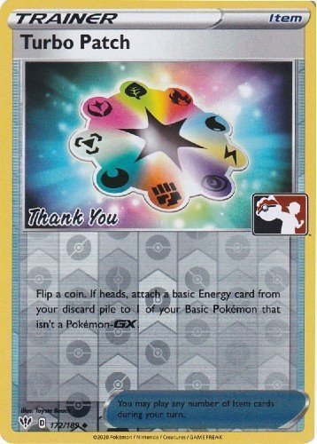 Turbo Patch (172/189) (Pokemon League) [Sword & Shield: Darkness Ablaze] | All Aboard Games