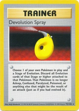 Devolution Spray (72/102) [Base Set Shadowless Unlimited] | All Aboard Games