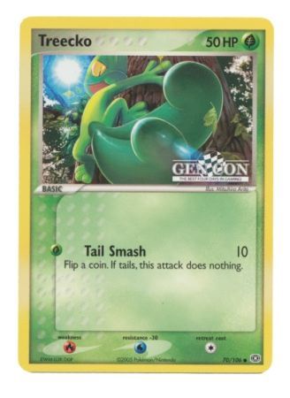 Treecko (70/106) (Gen Con The Best Four Days in Gaming Promo) [EX: Emerald] | All Aboard Games