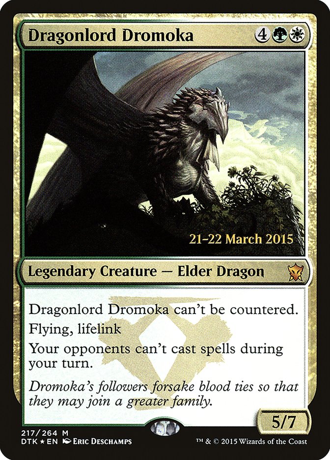 Dragonlord Dromoka  [Dragons of Tarkir Prerelease Promos] | All Aboard Games
