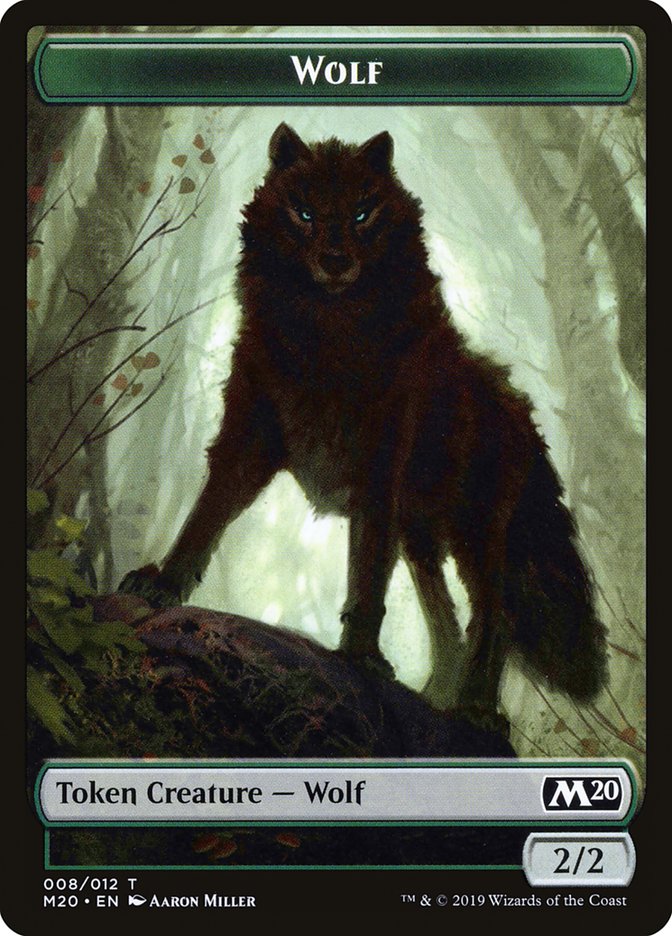 Wolf [Core Set 2020 Tokens] | All Aboard Games