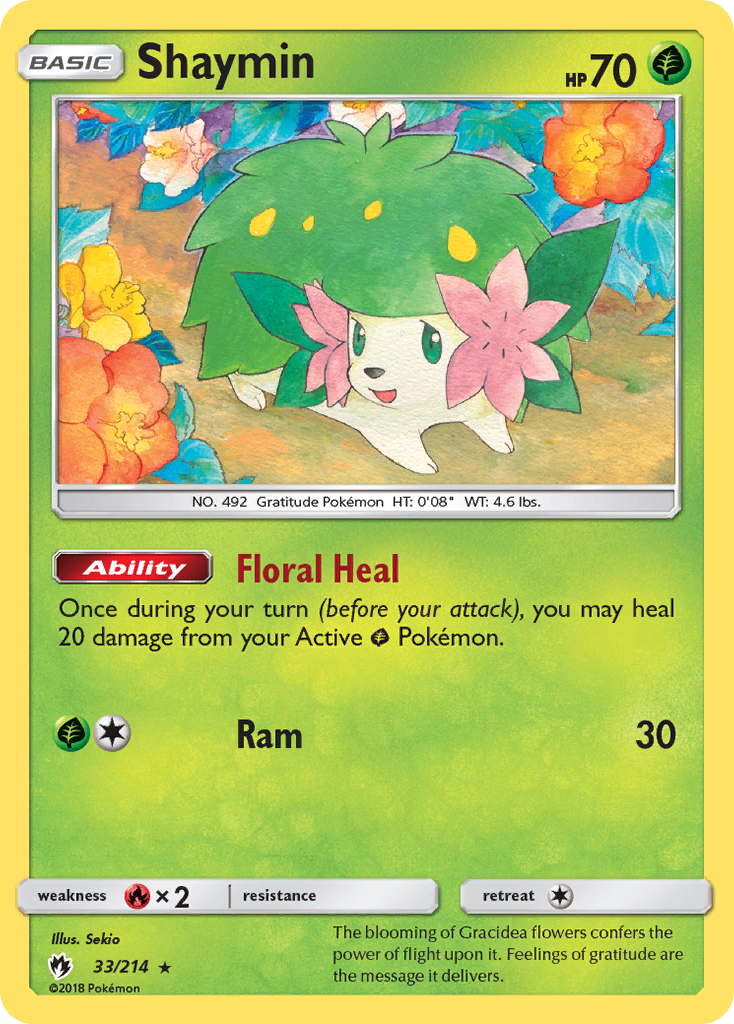 Shaymin (33/214) [Sun & Moon: Lost Thunder] | All Aboard Games