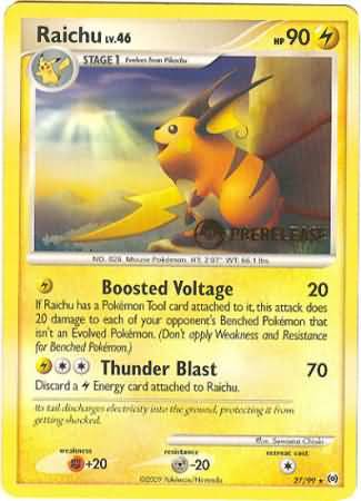 Raichu (27/99) (Prerelease Promo) [Nintendo: Black Star Promos] | All Aboard Games