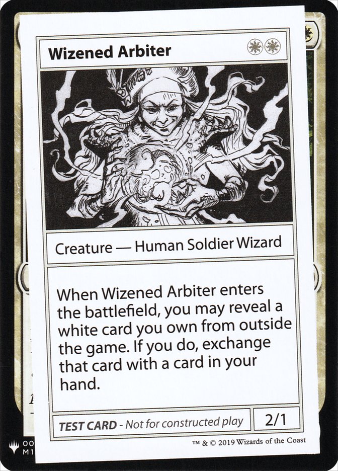 Wizened Arbiter [Mystery Booster Playtest Cards] | All Aboard Games
