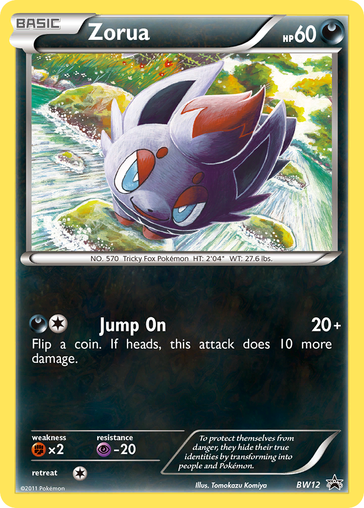 Zorua (BW12) [Black & White: Black Star Promos] | All Aboard Games