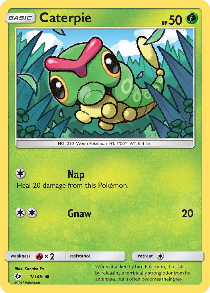 Caterpie (1/149) [Sun & Moon: Base Set] | All Aboard Games