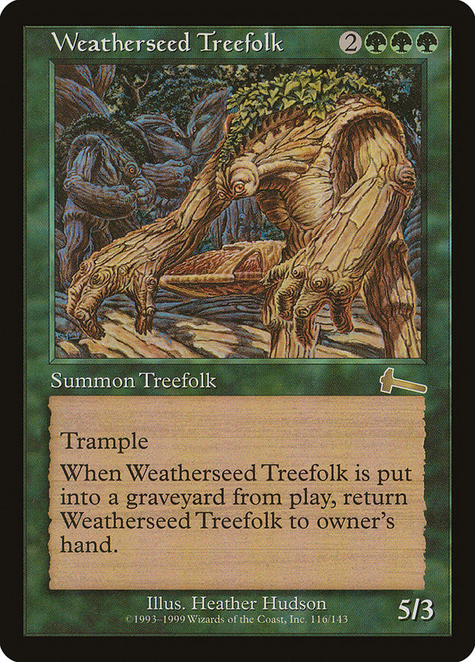 Weatherseed Treefolk [Urza's Legacy] | All Aboard Games