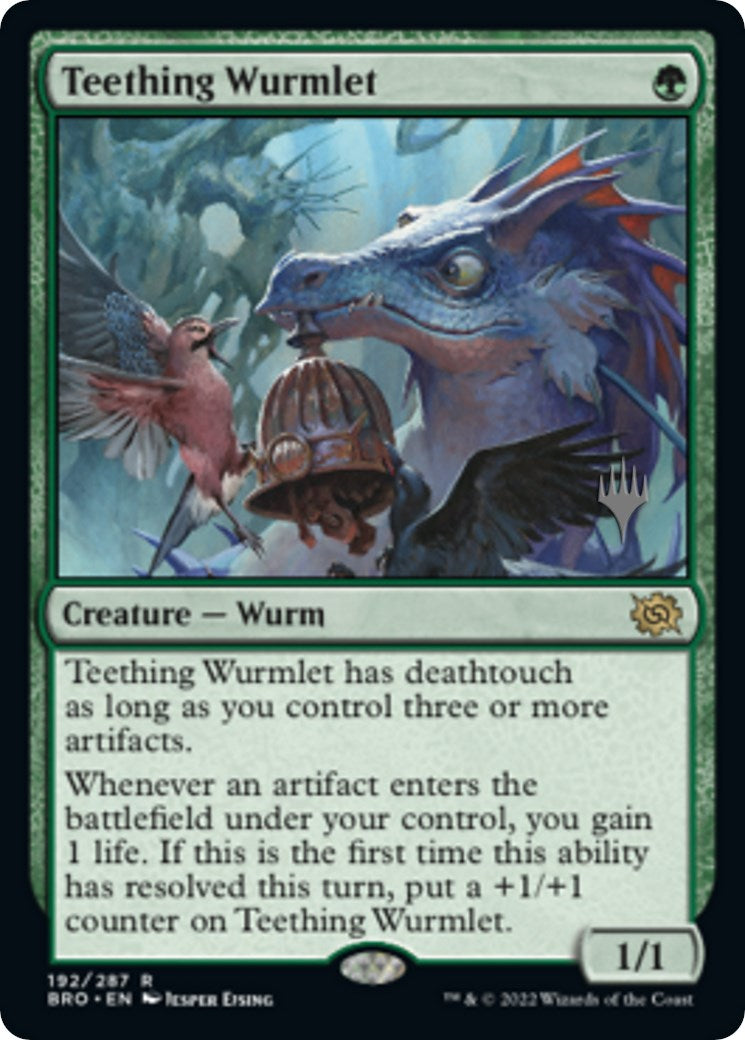 Teething Wurmlet (Promo Pack) [The Brothers' War Promos] | All Aboard Games