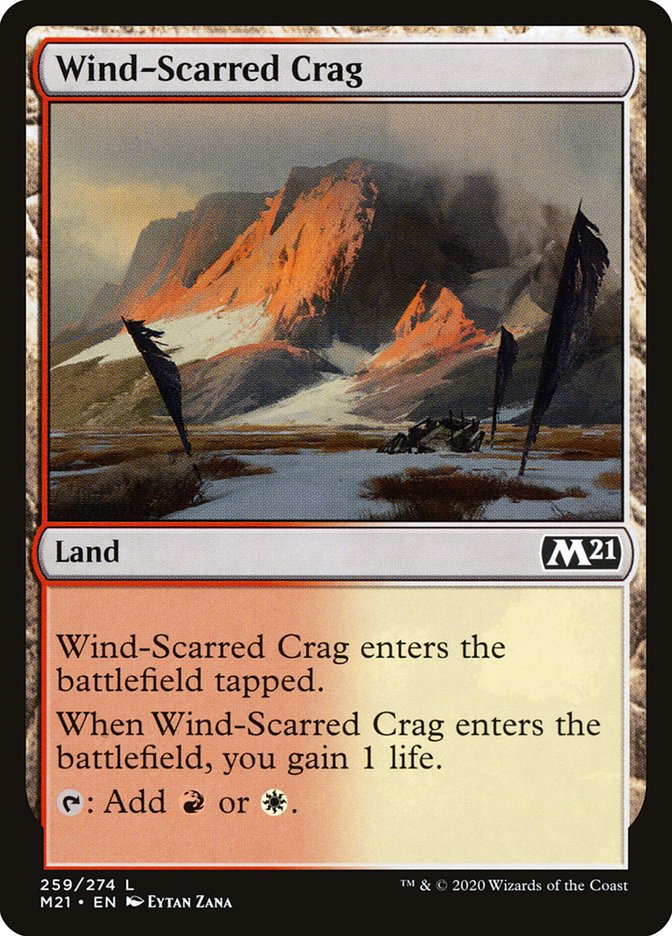 Wind-Scarred Crag [Core Set 2021] | All Aboard Games