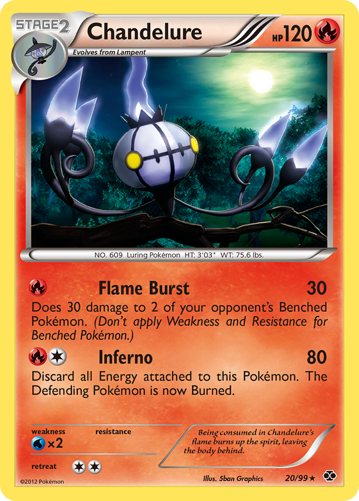 Chandelure (20/99) [Black & White: Next Destinies] | All Aboard Games