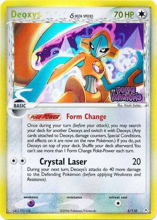 Deoxys (5/110) (Delta Species) (Stamped) [EX: Holon Phantoms] | All Aboard Games