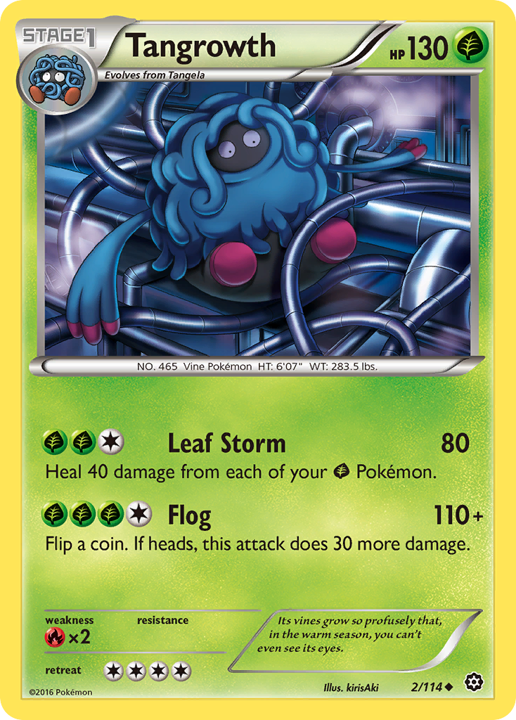 Tangrowth (2/114) [XY: Steam Siege] | All Aboard Games