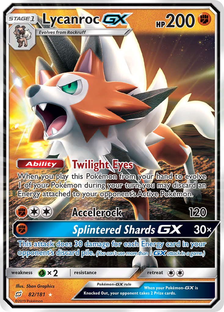 Lycanroc GX (82/181) [Sun & Moon: Team Up] | All Aboard Games