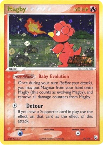 Magby (24/109) (Stamped) [EX: Team Rocket Returns] | All Aboard Games