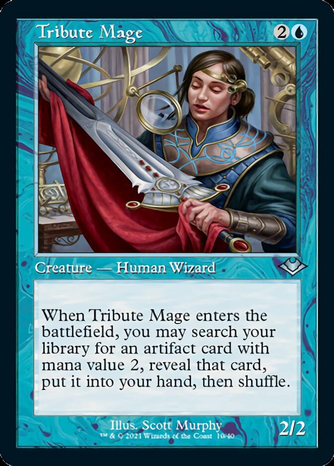 Tribute Mage (Retro Foil Etched) [Modern Horizons 2] | All Aboard Games