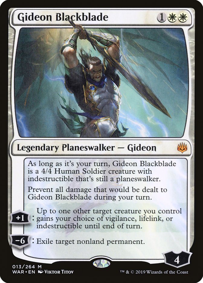 Gideon Blackblade [War of the Spark] | All Aboard Games