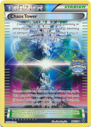 Chaos Tower (94/124) (National Championship Promo) [XY: Fates Collide] | All Aboard Games