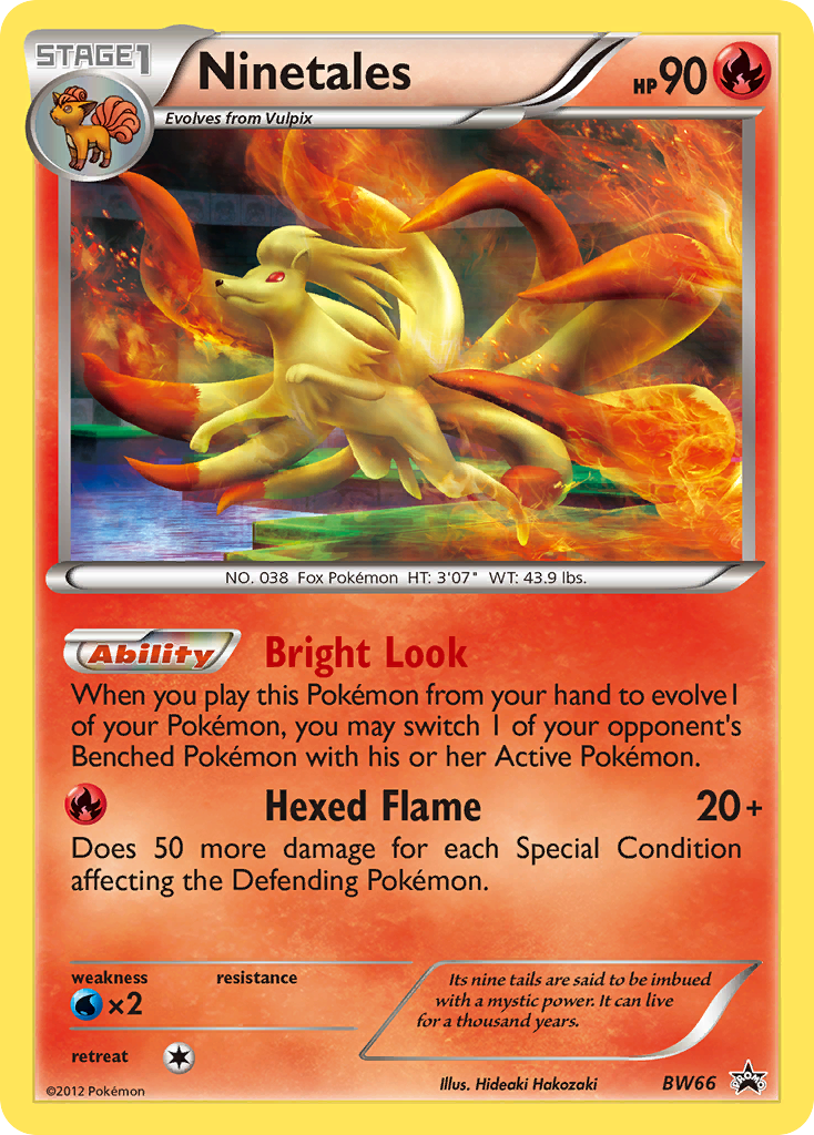 Ninetales (BW66) [Black & White: Black Star Promos] | All Aboard Games