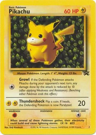 Pikachu (1) (Promo) [Wizards of the Coast: Black Star Promos] | All Aboard Games