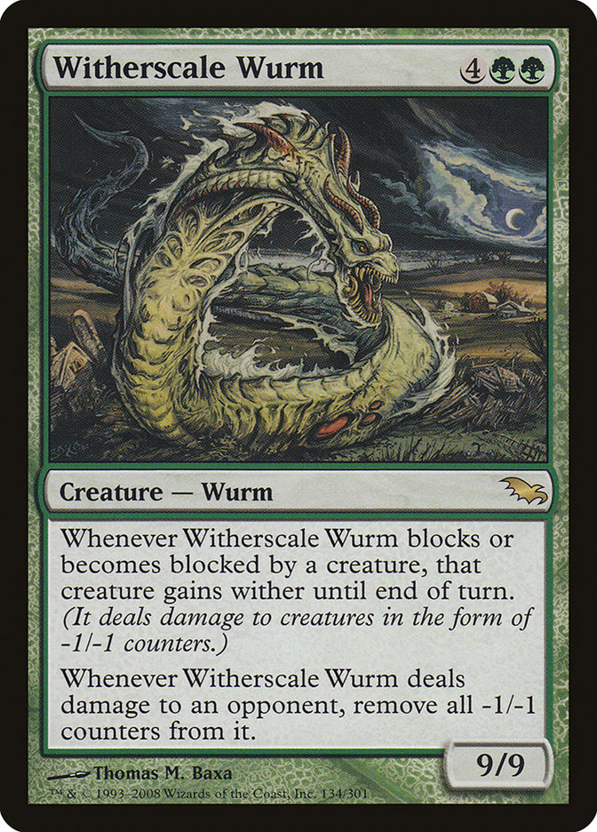 Witherscale Wurm [Shadowmoor] | All Aboard Games