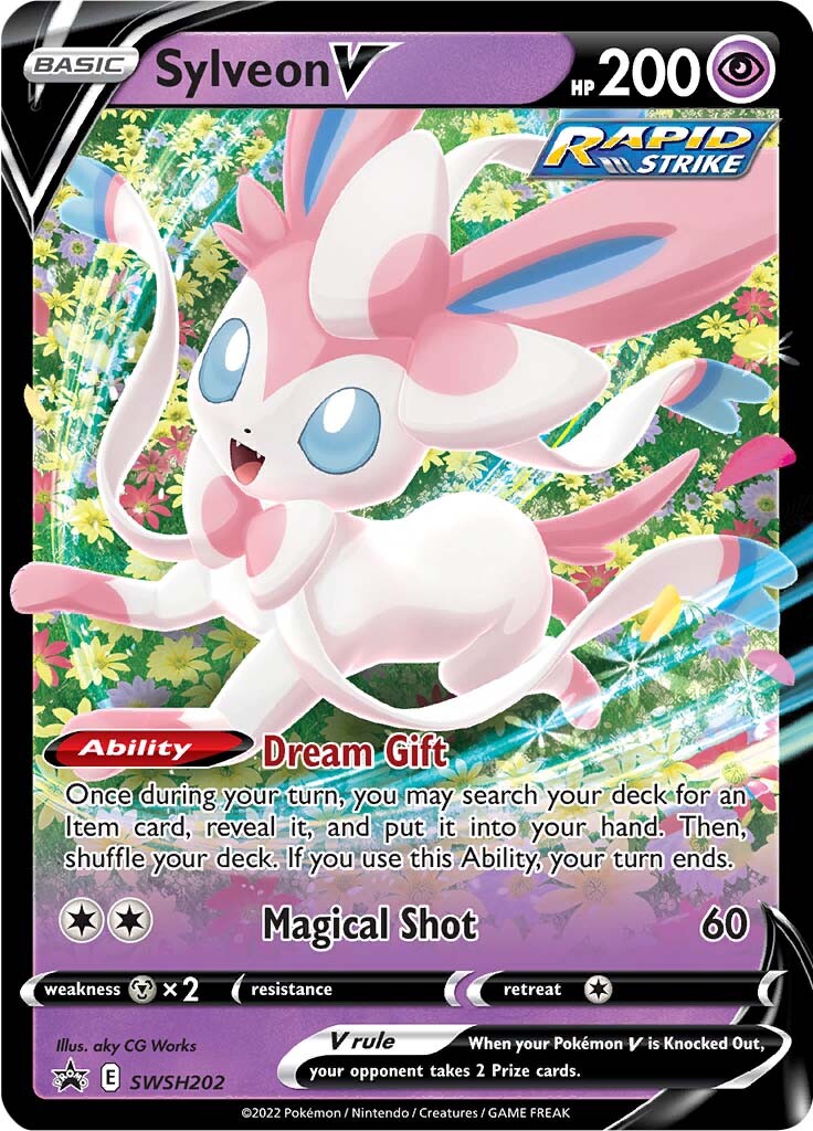 Sylveon V (SWSH202) [Sword & Shield: Black Star Promos] | All Aboard Games