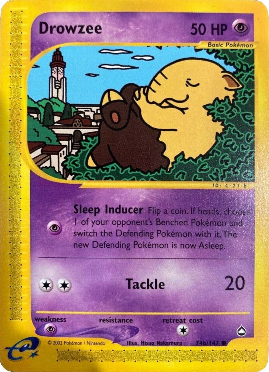 Drowzee (74b/147) [Aquapolis] | All Aboard Games