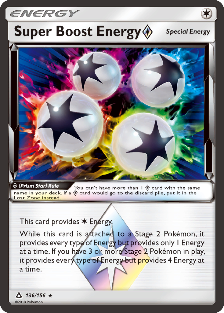 Super Boost Energy (136/156) (Prism Star) [Sun & Moon: Ultra Prism] | All Aboard Games