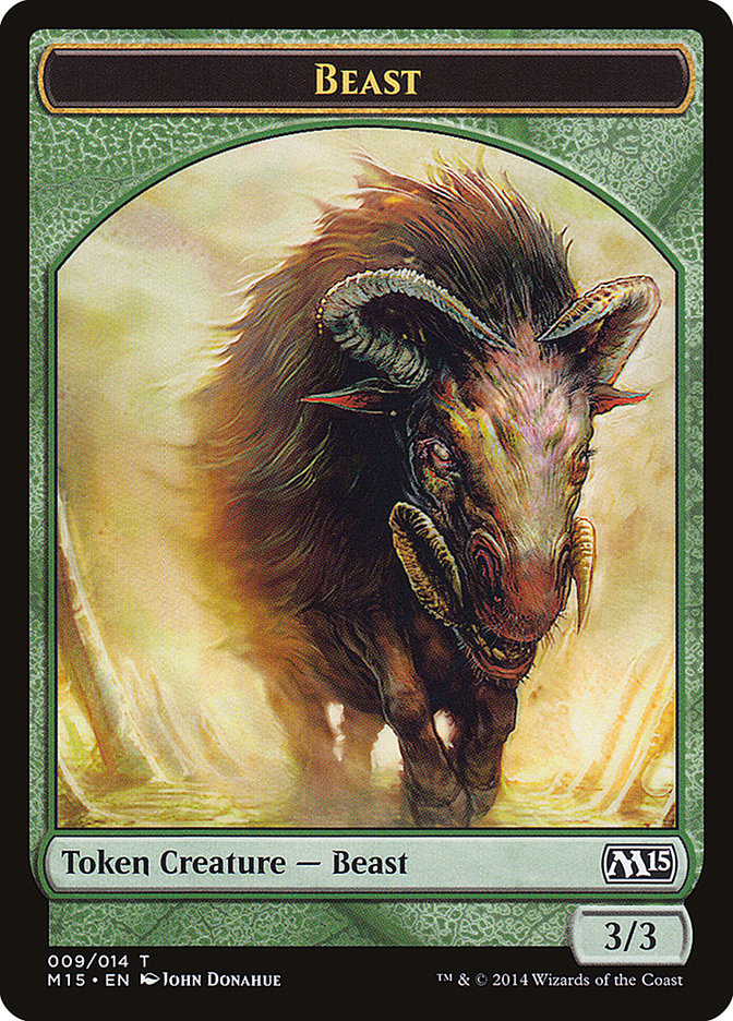 Beast (009/014) [Magic 2015 Tokens] | All Aboard Games
