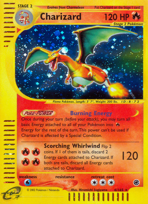 Charizard (6/165) [Expedition: Base Set] | All Aboard Games