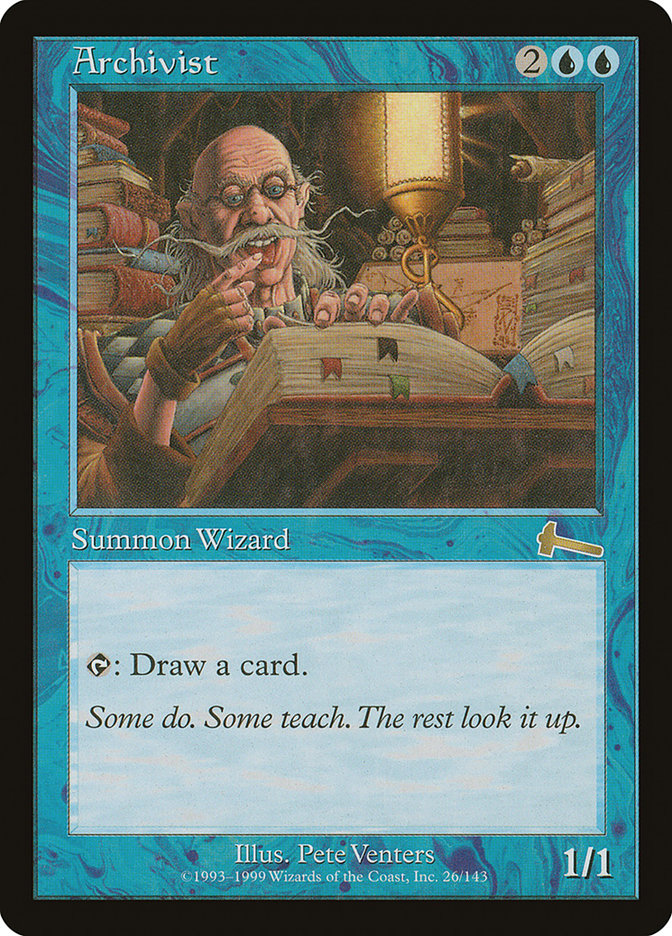 Archivist [Urza's Legacy] | All Aboard Games