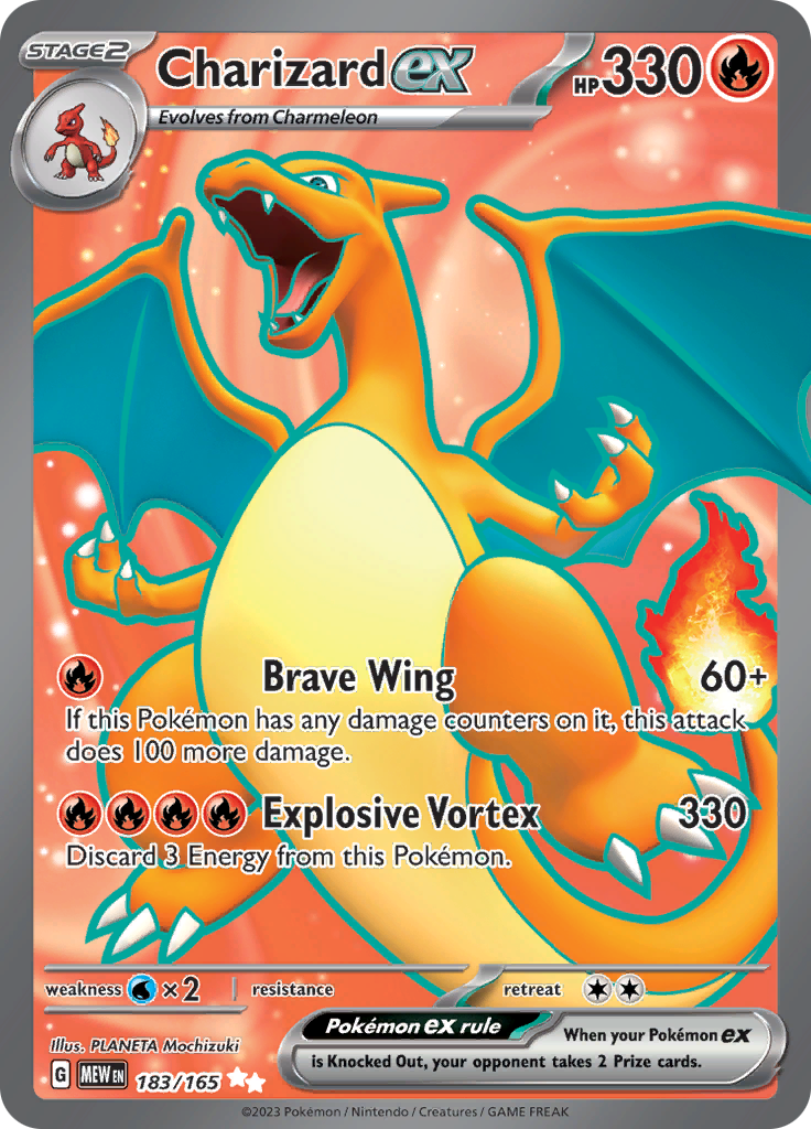 Charizard ex (183/165) [Scarlet & Violet: 151] | All Aboard Games