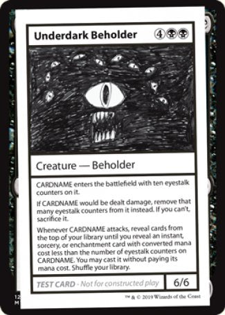 Underdark Beholder (2021 Edition) [Mystery Booster Playtest Cards] | All Aboard Games
