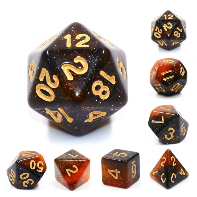 7pc Atmospheric Radiance Copper Galaxy w/ White - HDAR31 | All Aboard Games